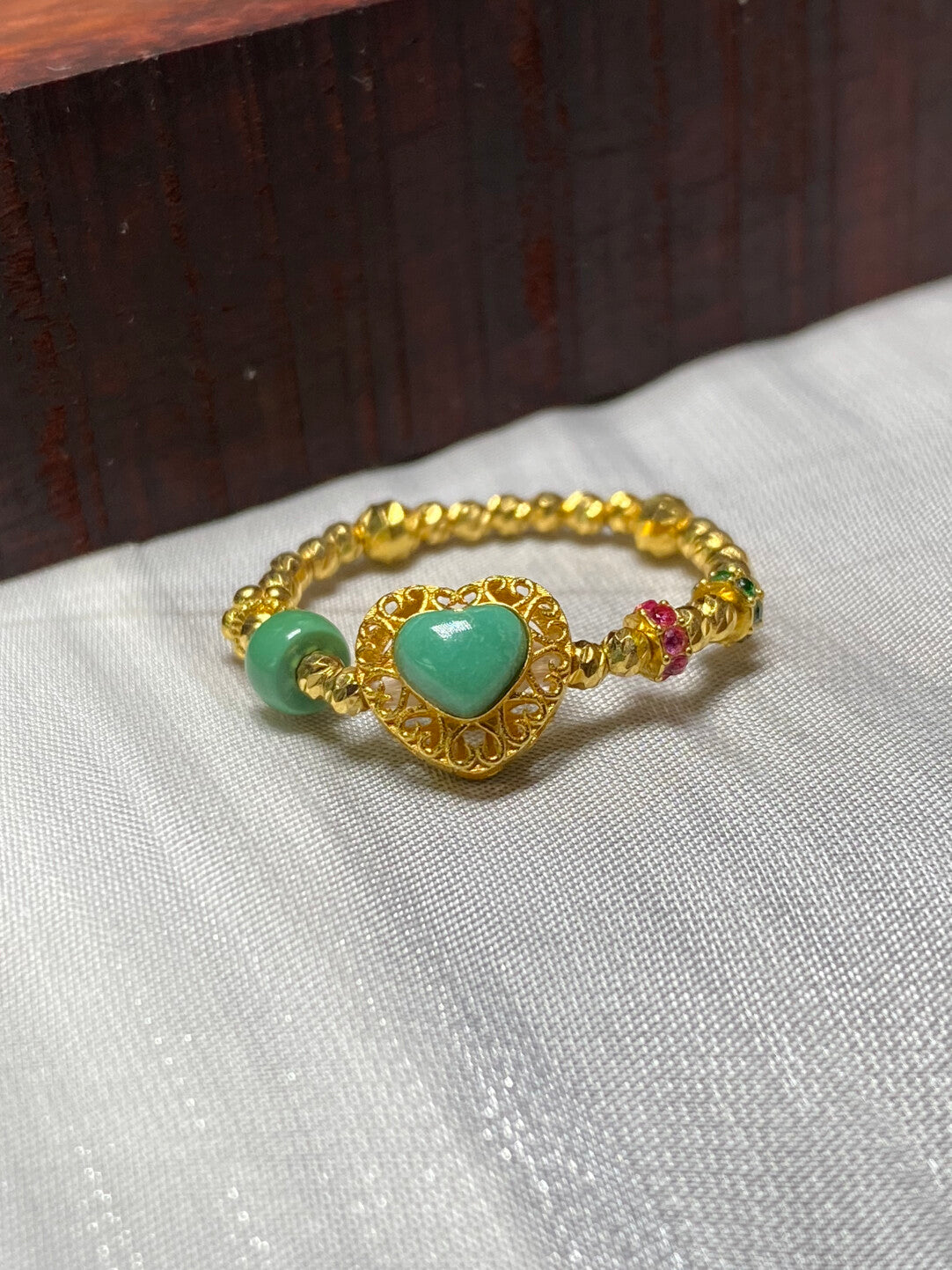 Special Deal ·Natural Turquoise Ring · 18K Gold Setting