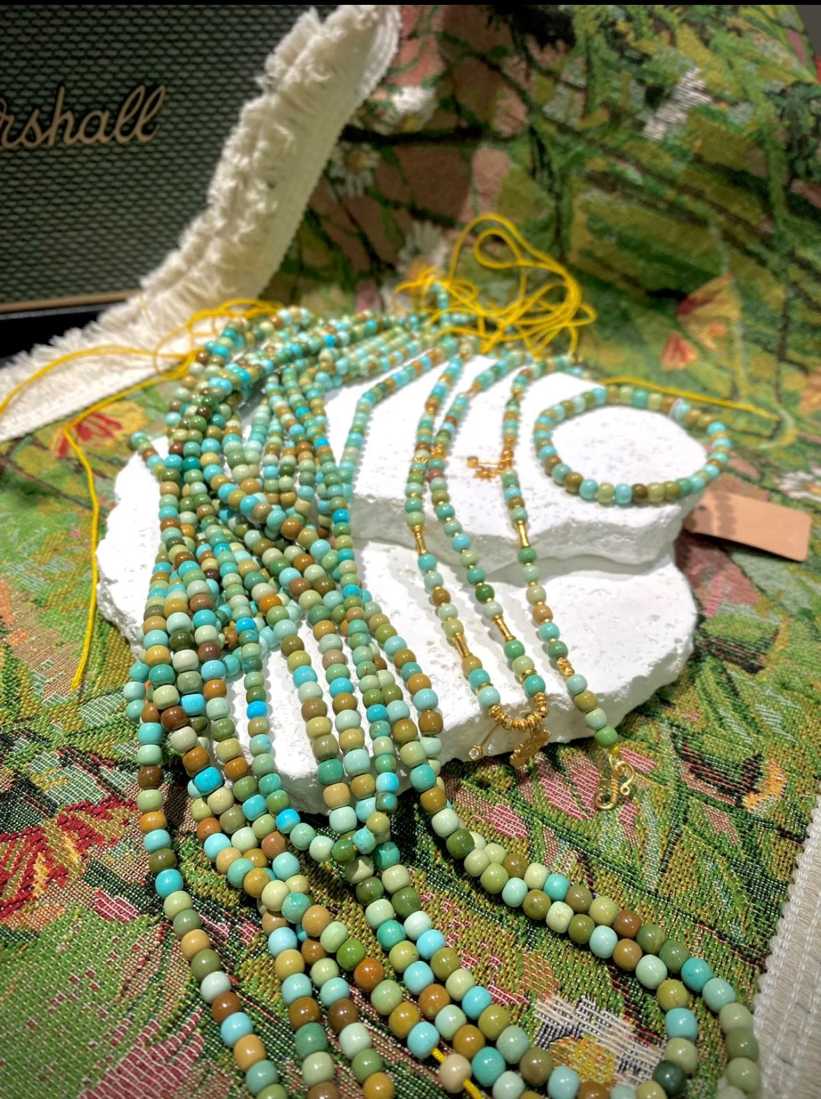 Oil Painting Collection · Turquoise Art Jewelry Set