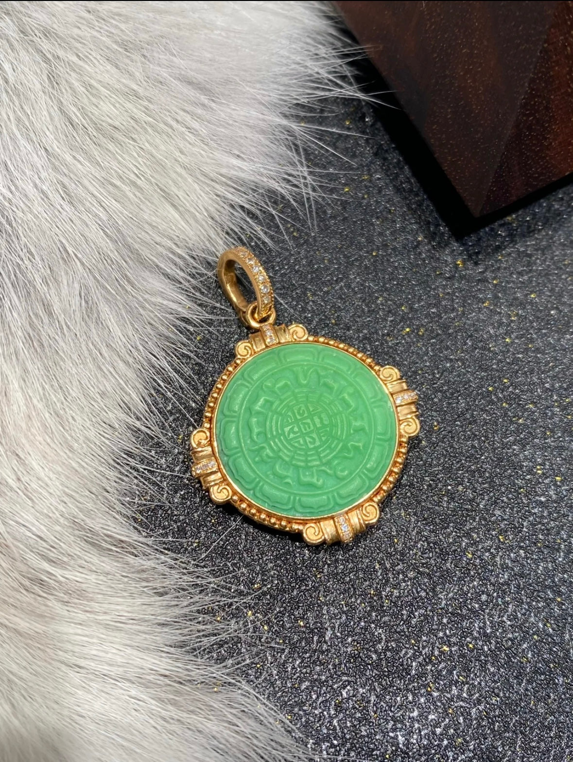 Turquoise Medallion Pendant