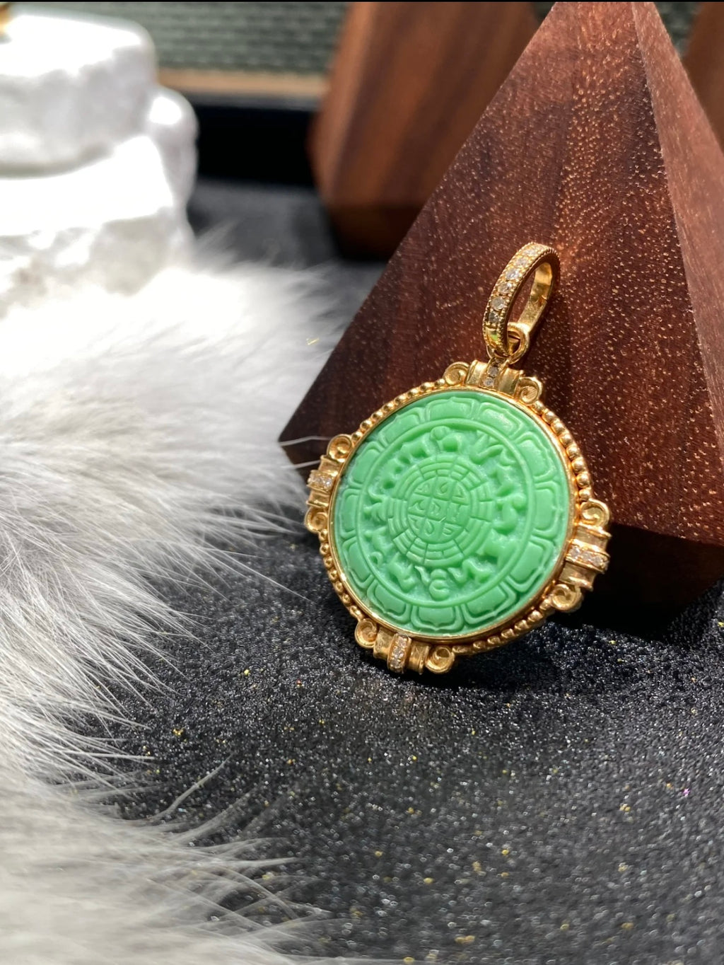 Turquoise Medallion Pendant