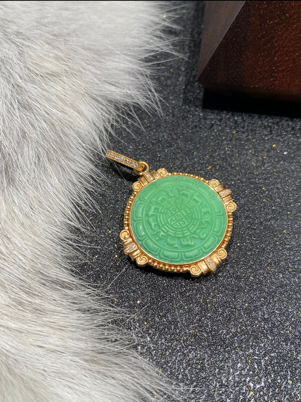 Turquoise Medallion Pendant
