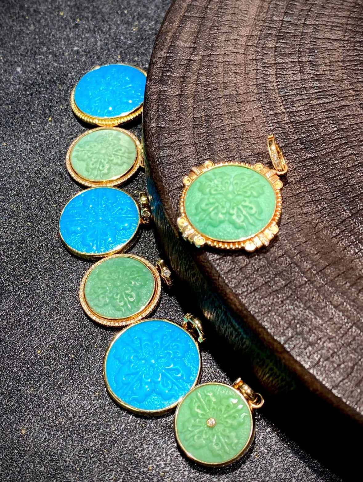 Turquoise Medallion Pendant