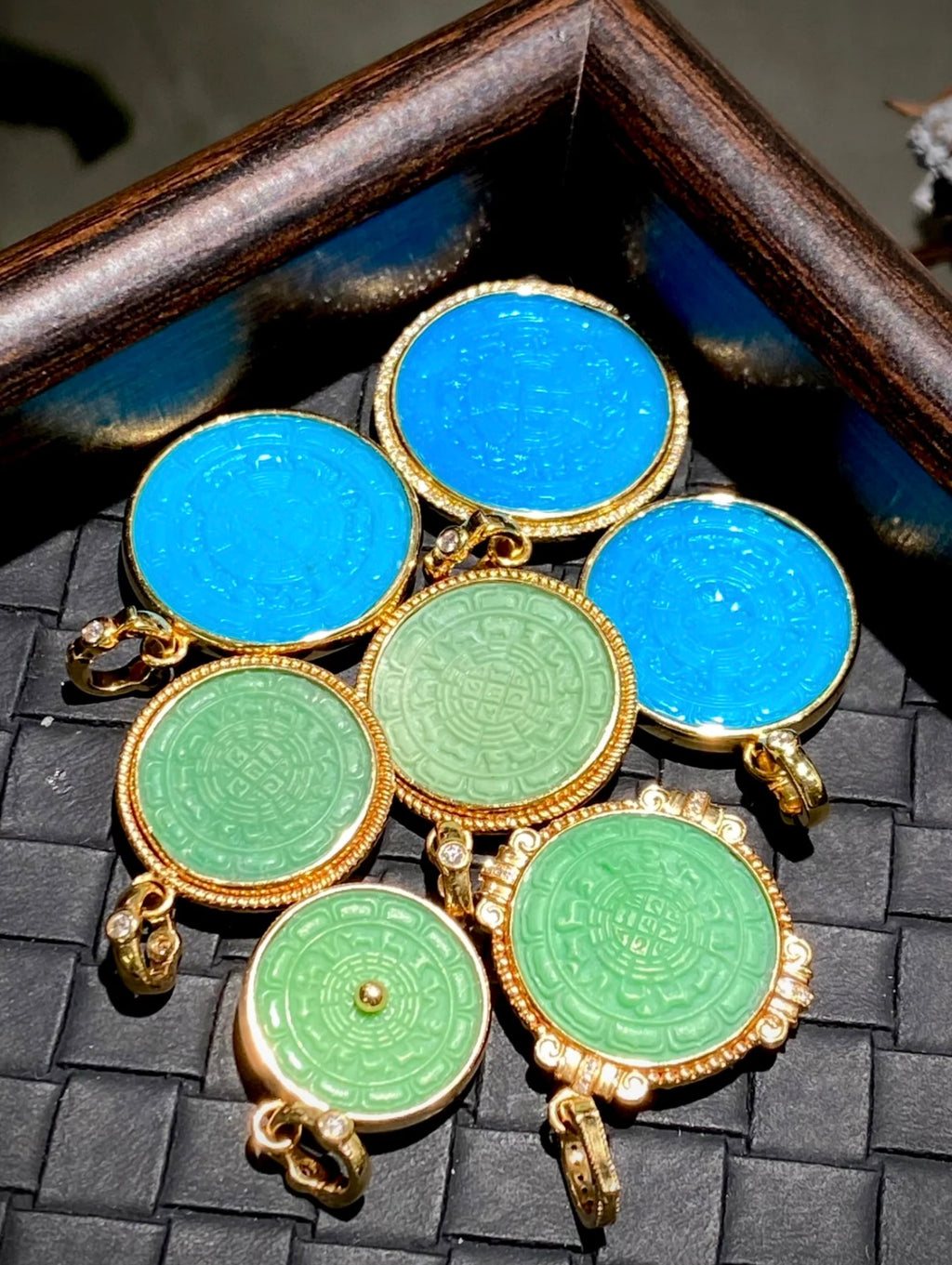 Turquoise Medallion Pendant