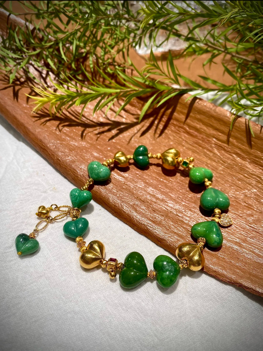 Handmade turquoise gemstone bracelet Christmas gift