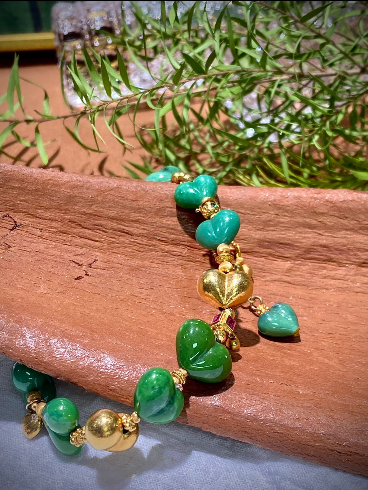 Handmade turquoise gemstone bracelet Christmas gift