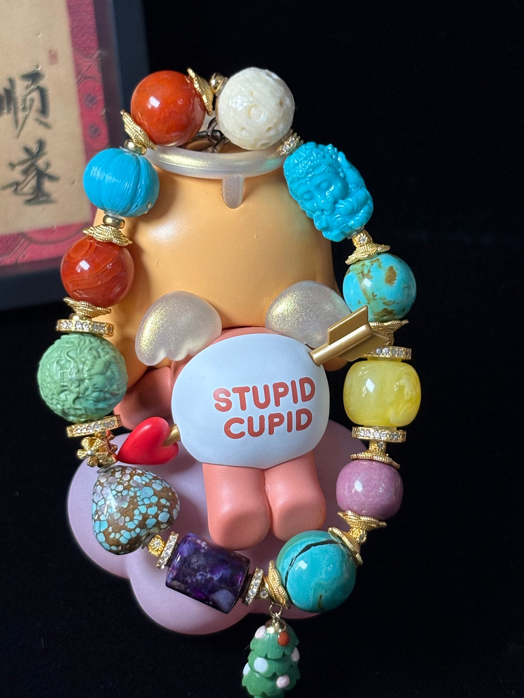 Handmade turquoise gemstone bracelet Christmas gift