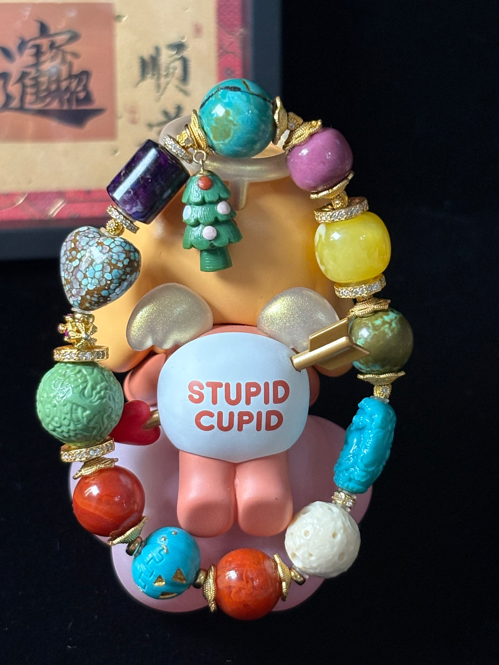 Handmade turquoise gemstone bracelet Christmas gift