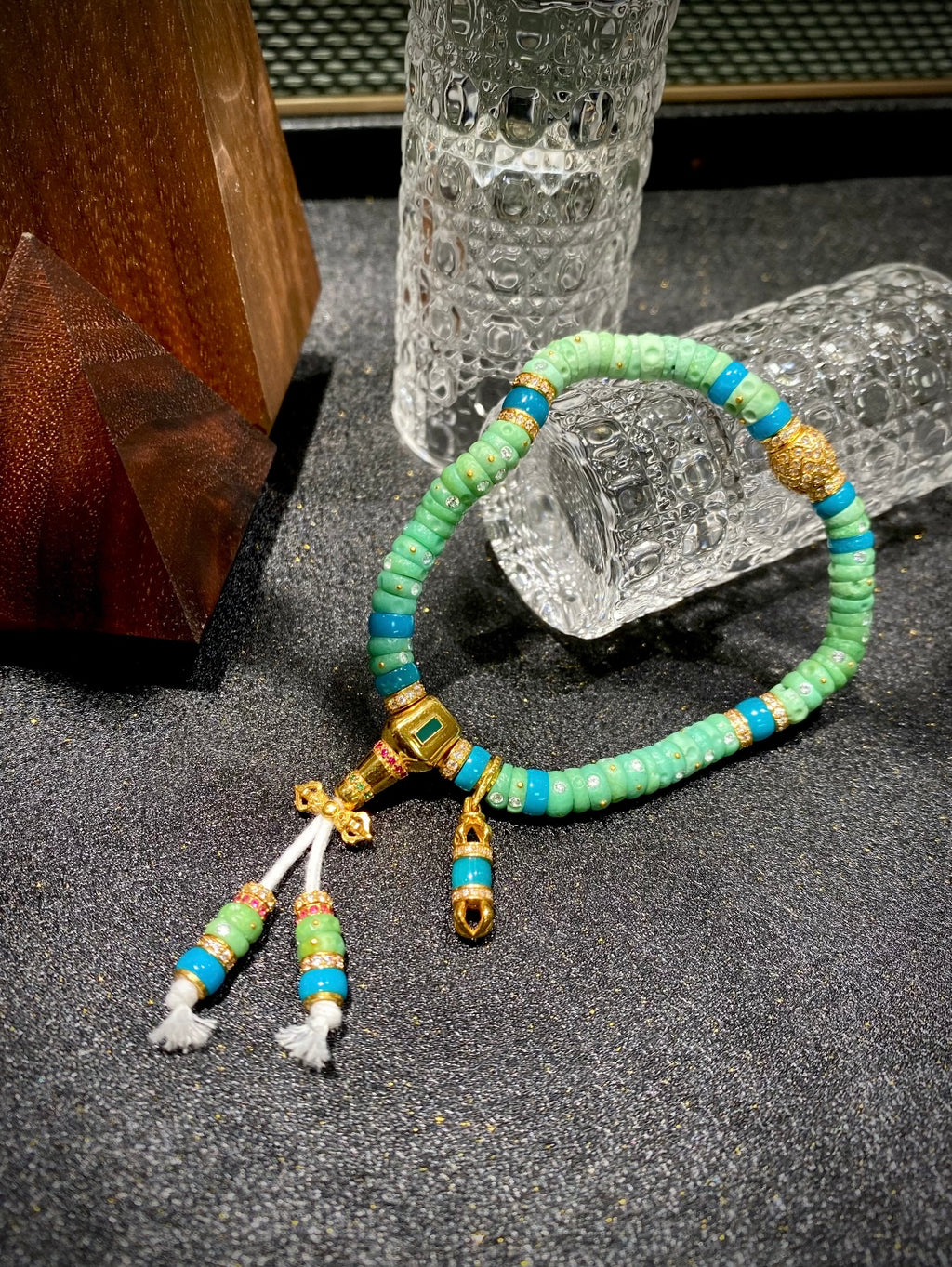 Handmade turquoise gemstone bracelet Christmas gift