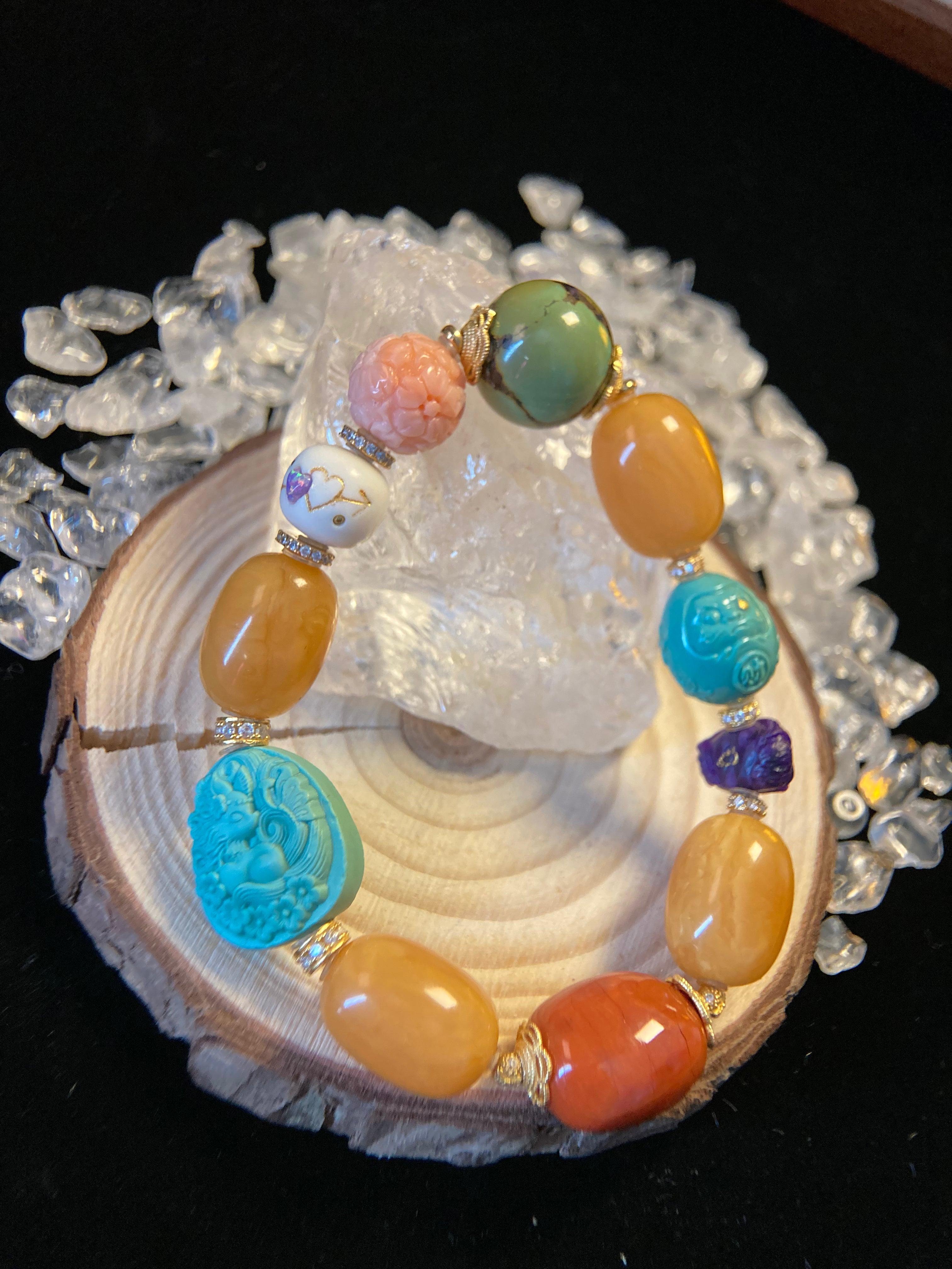 Limited Edition ·Exclusive Artisan Beaded Bracelet